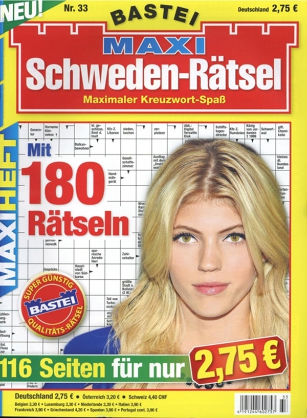 Maxi Schweden Rätsel (DE), Nr 1 2022